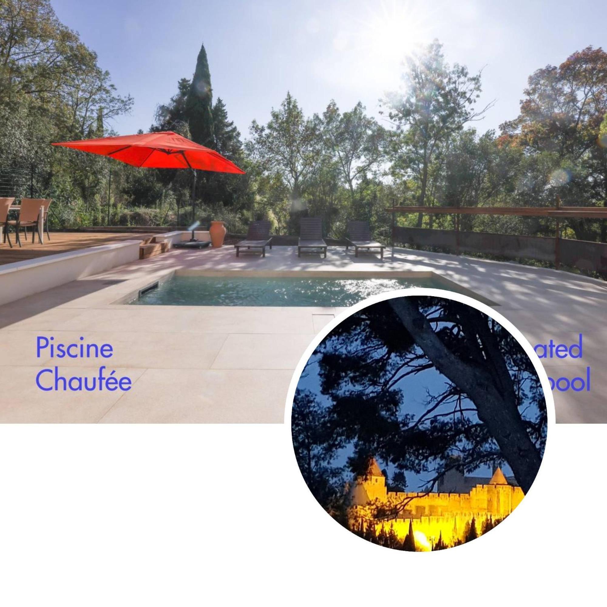 Villa St Francois Piscine Privee Chauffee ,Clim ,Parking Gratuit Carcassonne Eksteriør bilde